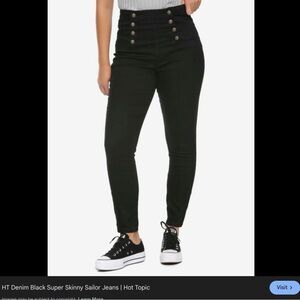 Blackheart Women's Black Jeans Sz. 13